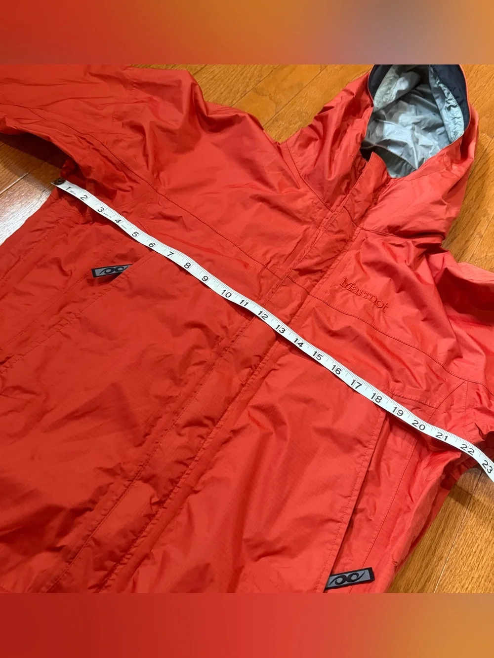Marmot Men’s Small PreCip Rain Jacket Waterproof Hooded Shell Vented Coat Zip